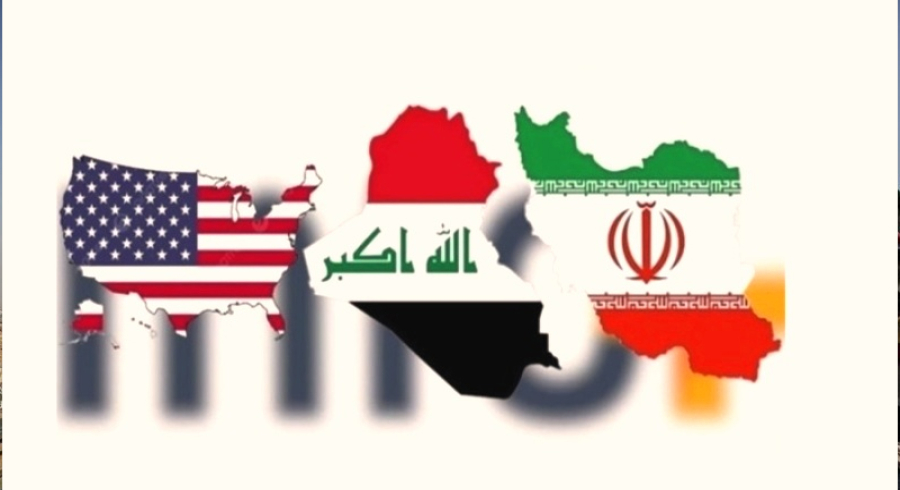 تارمایی تاران و واشنتۆن بەسەر عێراقەوە