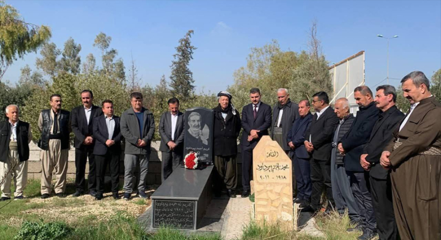 هەولێر  .. هاوڕێیان سەردانی گڵکۆی هاوڕێ کەریم ئەحمەد دەکەن