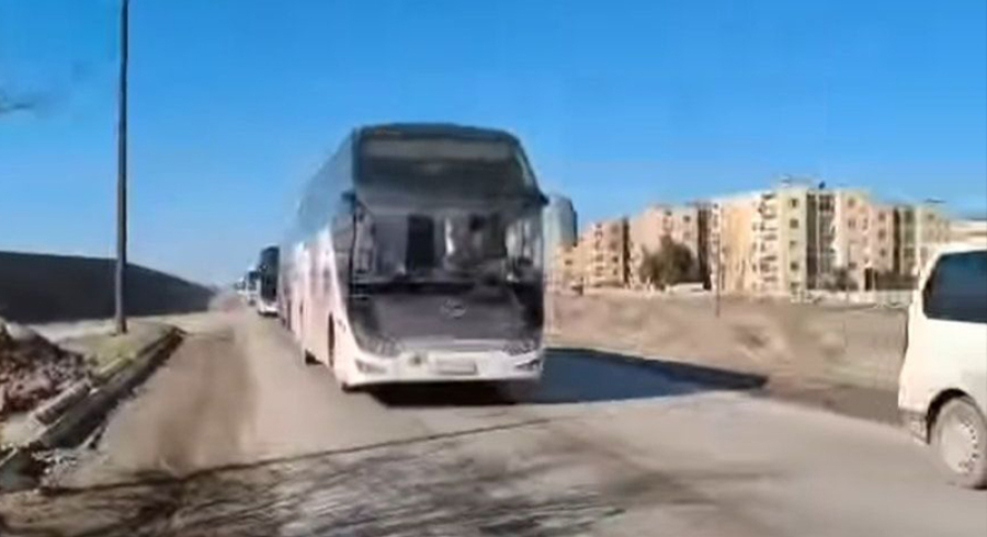 ئاسایشی حەسەکە:  یەکەم کاروانی خەڵکی عەفرین دەگەڕێنەوە زێدی خۆیان