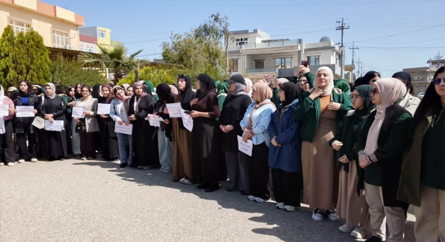 مامۆستایان و کەسوکاری خوێندکاران لە چەمچەماڵ داوای قەرەبووی ٣١ ڕۆژی فەوتانی خوێندن دەکەن