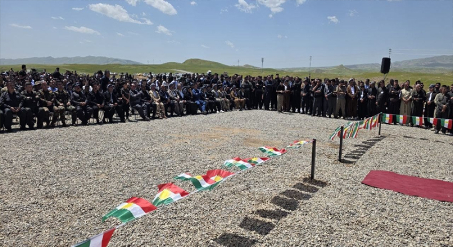 پەردە لەسەر دیواربەندی یادەوەری ئەنفالکراوانی شێخ بزێنی لادرا