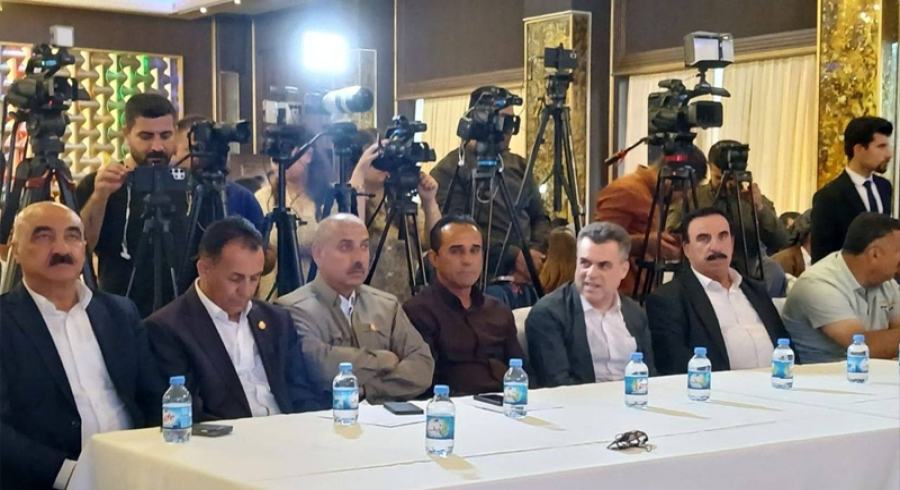 شاندێکی مەڵبەندی سلێمانی بەشداری لە مەراسیمی ڕێزلێنان لە بەرخودانی ڕۆژئاوا دەکەن