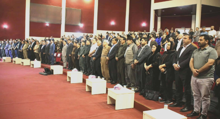 لە مەراسیمێکی جەماوەریدا؛ یادی ٦٠ ساڵەی "داستانی هەندرێن" لە ڕواندز بەرز ڕاگیرا 