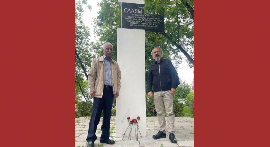 مۆسکۆ: شاندێکی هاوبەش لە حزبی شیوعی کوردستان و عێراق سەردانی پەیکەری شەهید سەلام عادل دەکەن