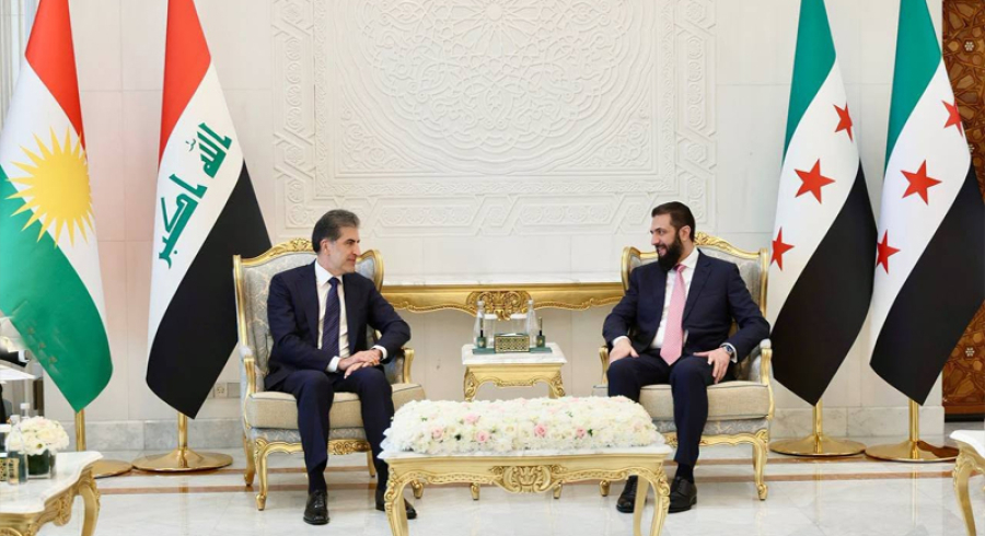 نێچیرڤان بارزانی پەیامی لە نێوان عێراق و سووریا ئاڵوگۆڕ کردووە 