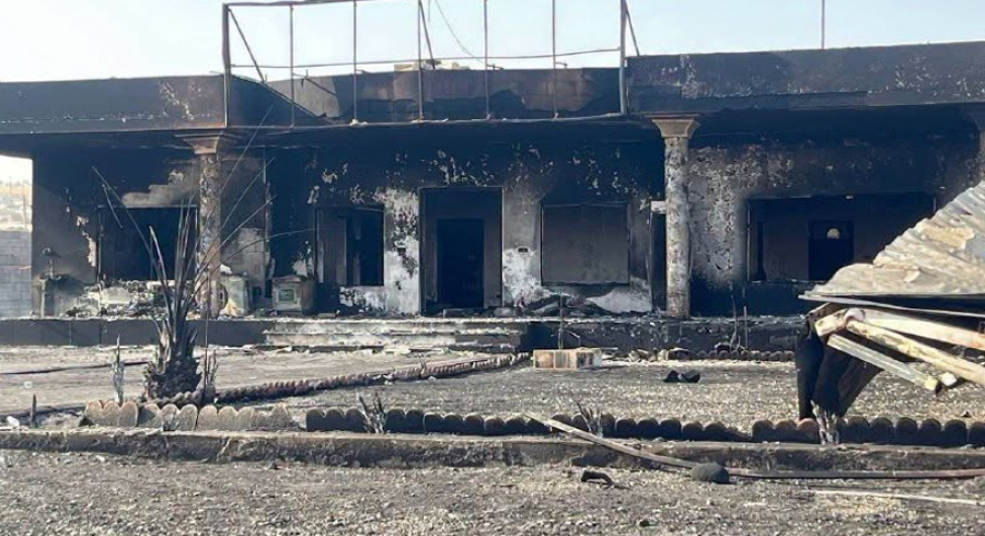 ئاگرەکەی تانجەڕۆ کۆنتڕۆڵکرا
