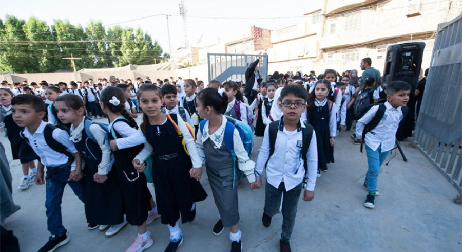ئەمڕۆ زیاتر لە ١٢ ملیۆن خوێندکار لە عێراق ڕوو لە قوتابخانەکان دەکەن  